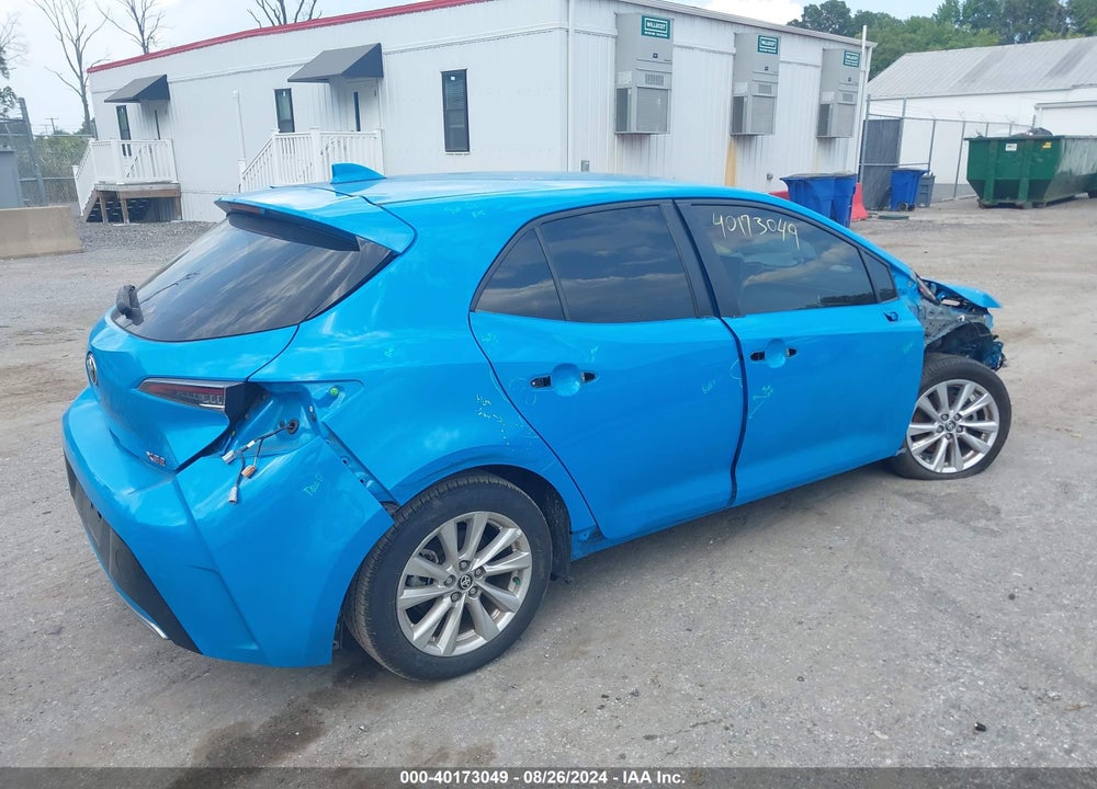 2022 TOYOTA COROLLA XSE VIN: JTNC4MBE9N3161563