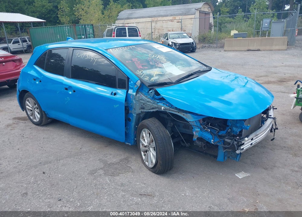 2022 TOYOTA COROLLA XSE VIN: JTNC4MBE9N3161563