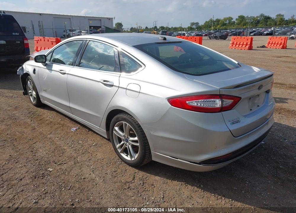 2016 FORD FUSION ENERGI TITANIUM VIN: 3FA6P0SU8GR340762