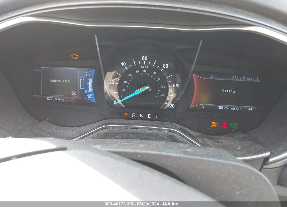 2016 FORD FUSION ENERGI TITANIUM VIN: 3FA6P0SU8GR340762