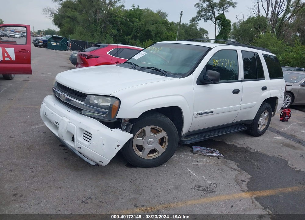 2002 CHEVROLET TRAILBLAZER LS VIN: 1GNDT13S422224365