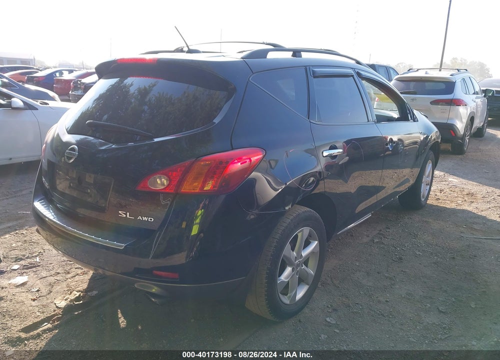 2010 NISSAN MURANO SL VIN: JN8AZ1MW5AW115727