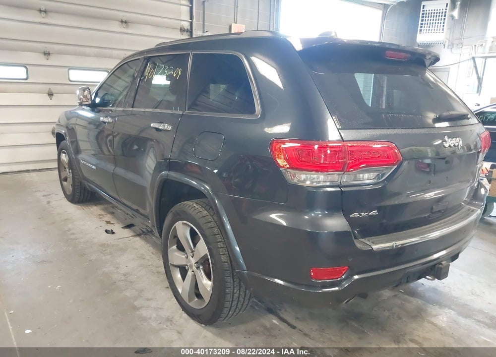 2014 JEEP GRAND CHEROKEE OVERLAND VIN: 1C4RJFCG9EC297663