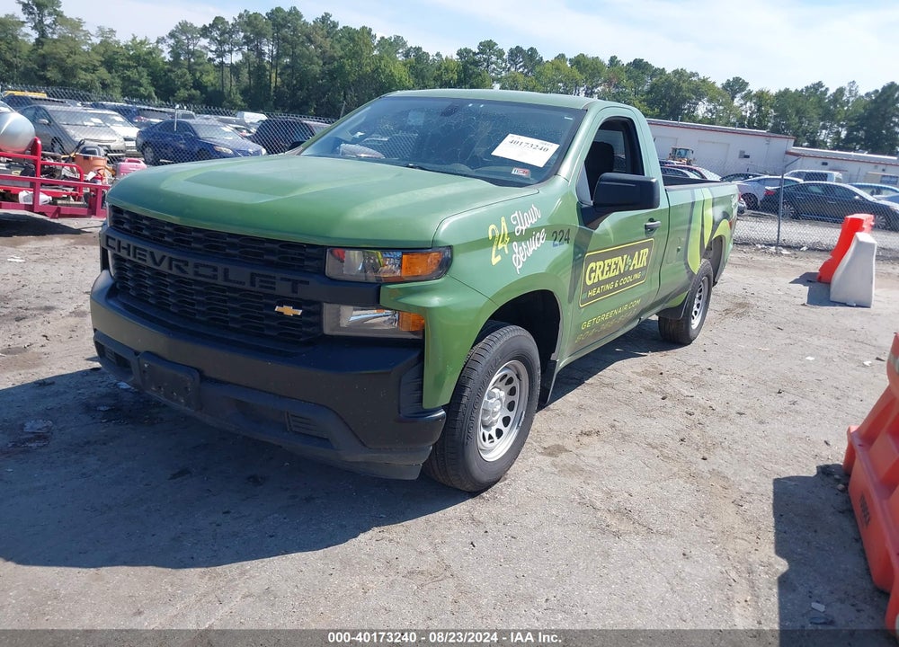 2021 CHEVROLET SILVERADO 1500 2WD REGULAR CAB LONG BED WT VIN: 3GCNWAEH3MG115282