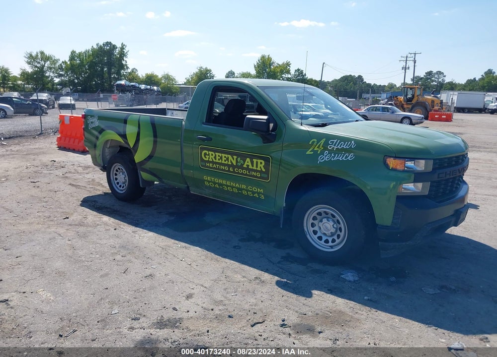 2021 CHEVROLET SILVERADO 1500 2WD REGULAR CAB LONG BED WT VIN: 3GCNWAEH3MG115282