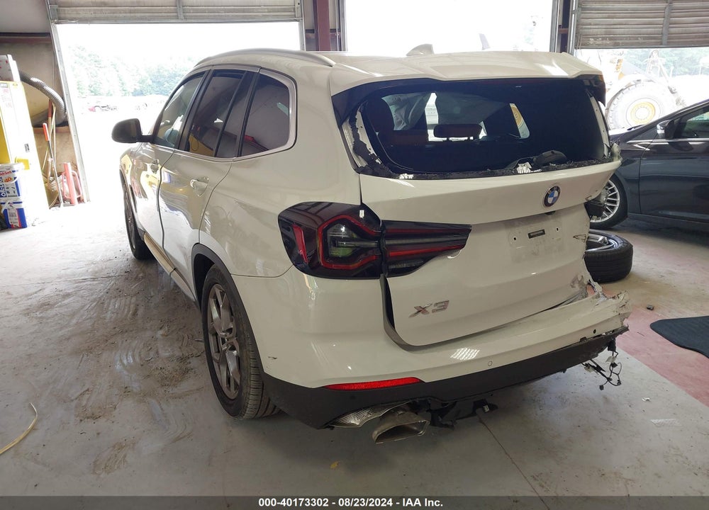 2022 BMW X3 XDRIVE30I VIN: 5UX53DP00N9J22949