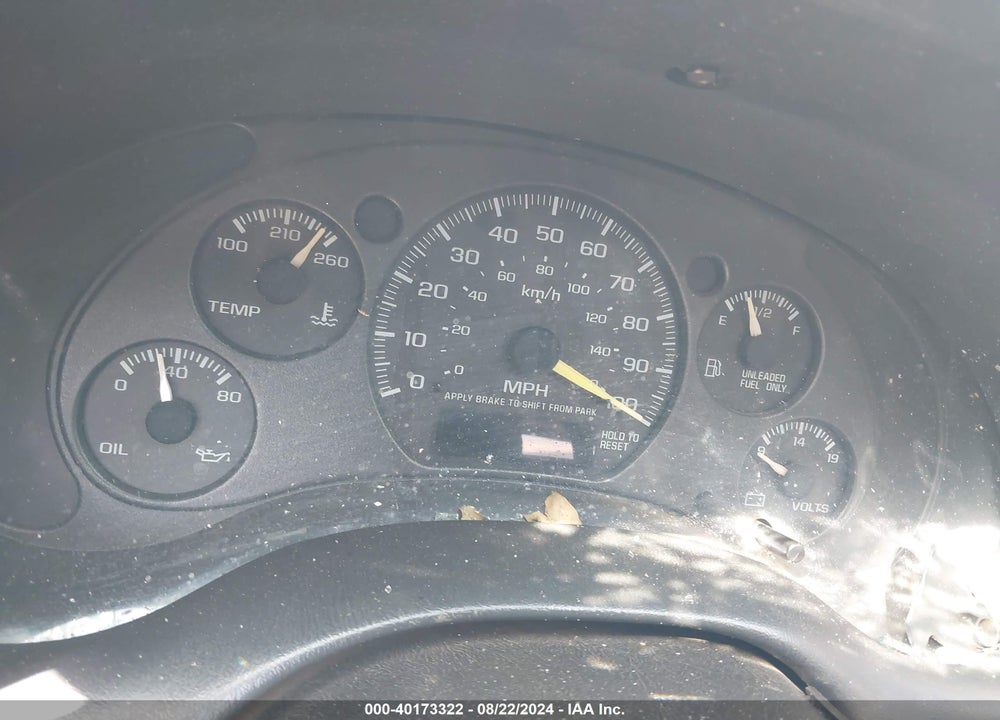 1999 CHEVROLET S-10 LS VIN: 1GCCS14X4X8125471