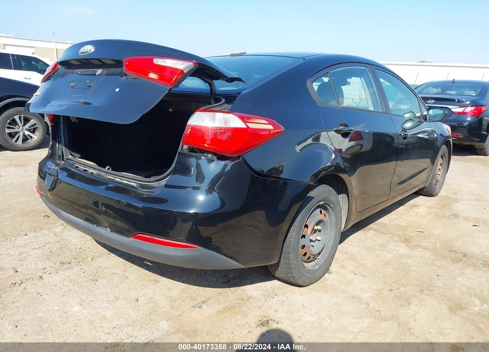 2014 KIA FORTE LX VIN: KNAFK4A63E5065558