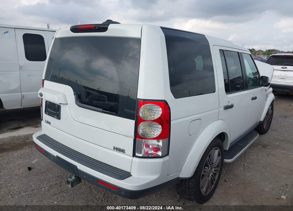 2012 LAND ROVER LR4 VIN: SALAK2D45CA625394