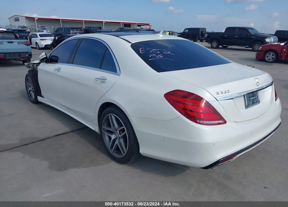 2014 MERCEDES-BENZ S 550 VIN: WDDUG8CBXEA008753