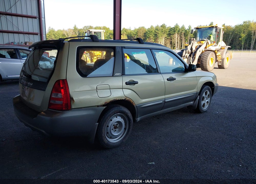 2004 SUBARU FORESTER 2.5XS VIN: JF1SG65614H726287