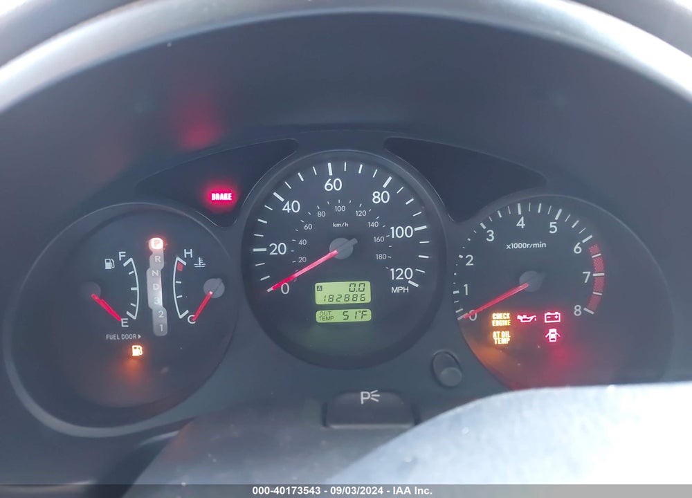 2004 SUBARU FORESTER 2.5XS VIN: JF1SG65614H726287