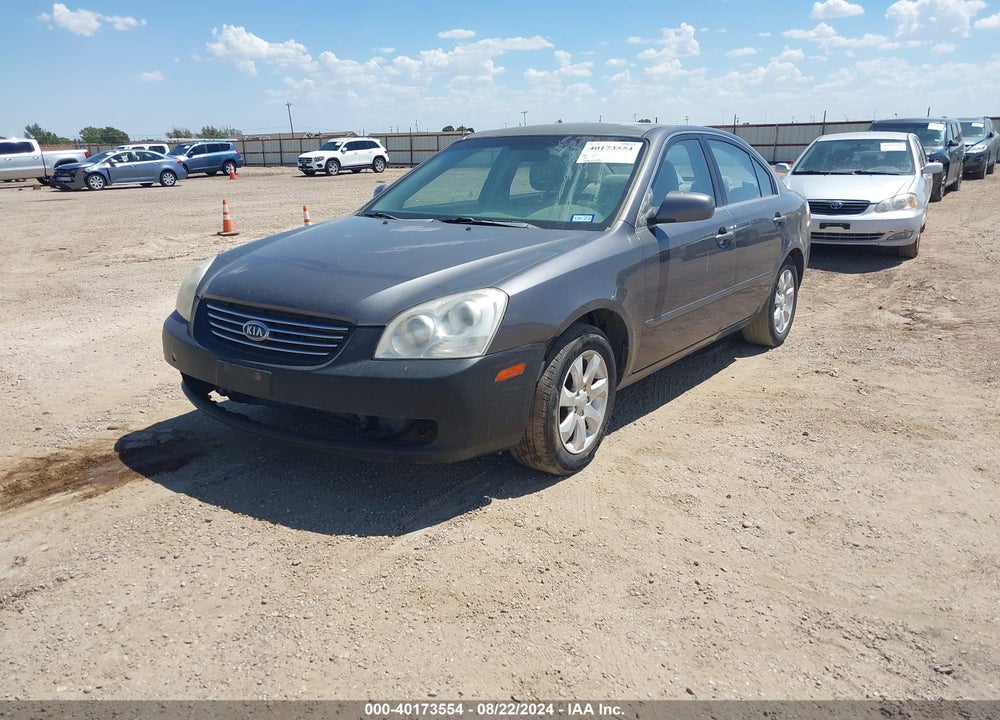 2008 KIA OPTIMA LX V6 VIN: KNAGE124385222176
