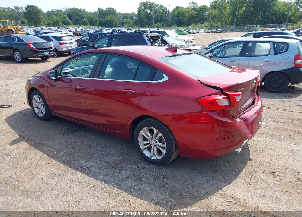 2019 CHEVROLET CRUZE LT VIN: 1G1BE5SM0K7101100