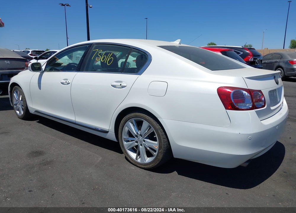 2011 LEXUS GS 450H VIN: JTHBC1KSXB5023181