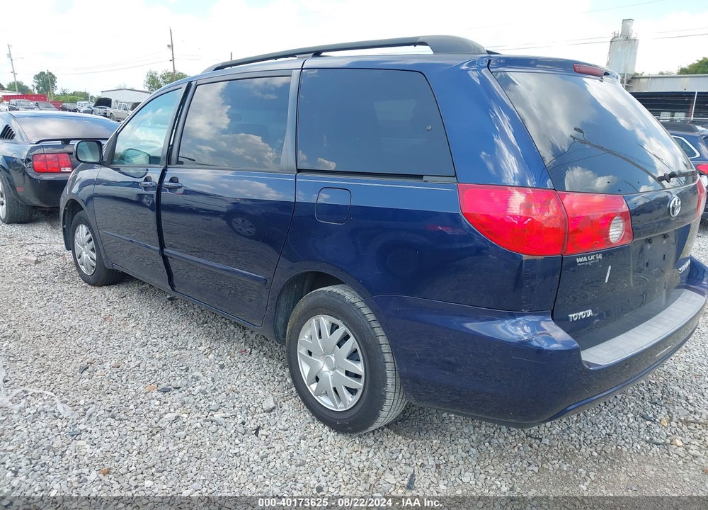 2007 TOYOTA SIENNA LE VIN: 5TDZK23C17S042560