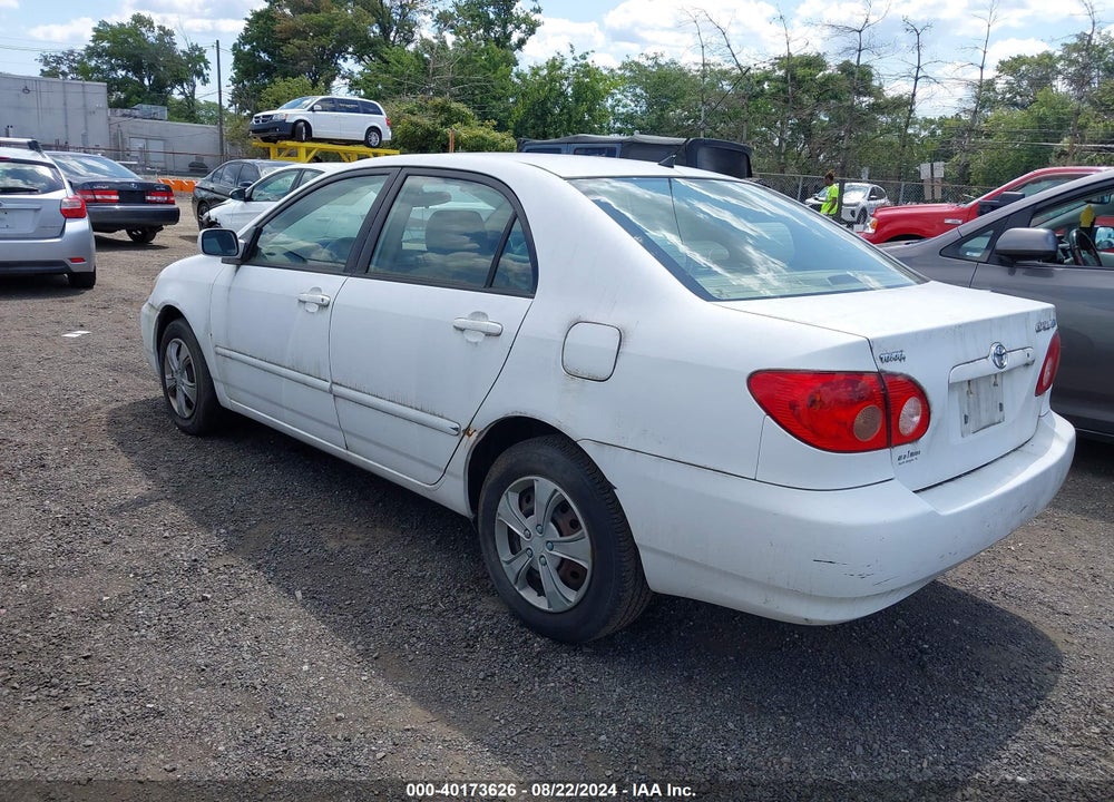 2006 TOYOTA COROLLA LE VIN: 2T1BR32E16C602803