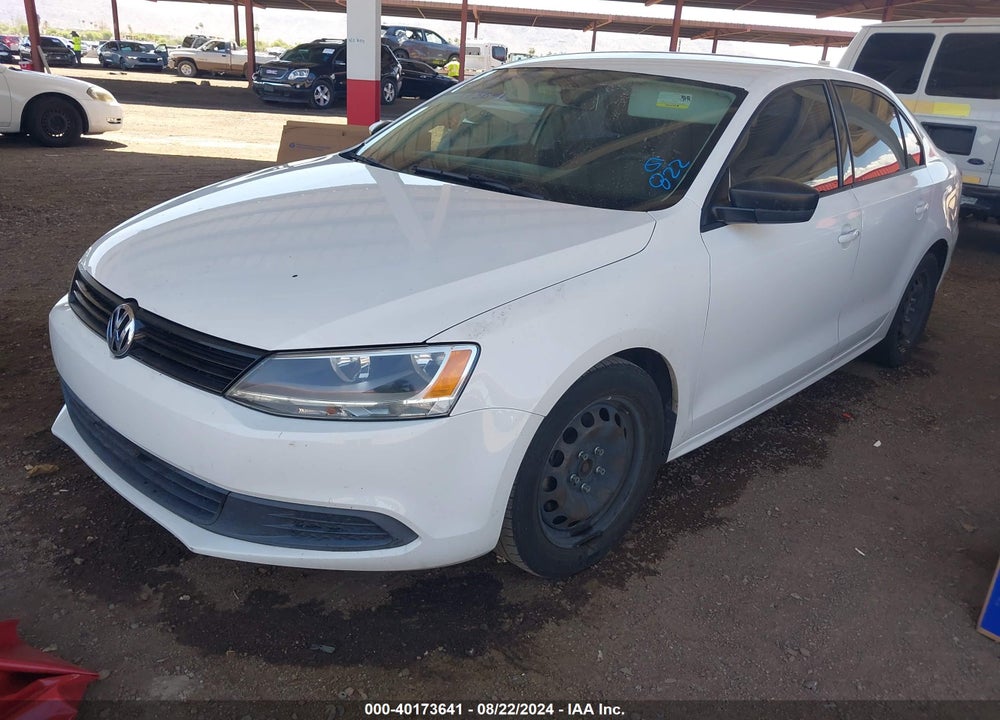 2012 VOLKSWAGEN JETTA 2.0L S VIN: 3VW1K7AJ2CM344457