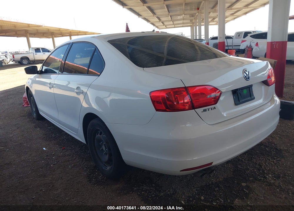 2012 VOLKSWAGEN JETTA 2.0L S VIN: 3VW1K7AJ2CM344457