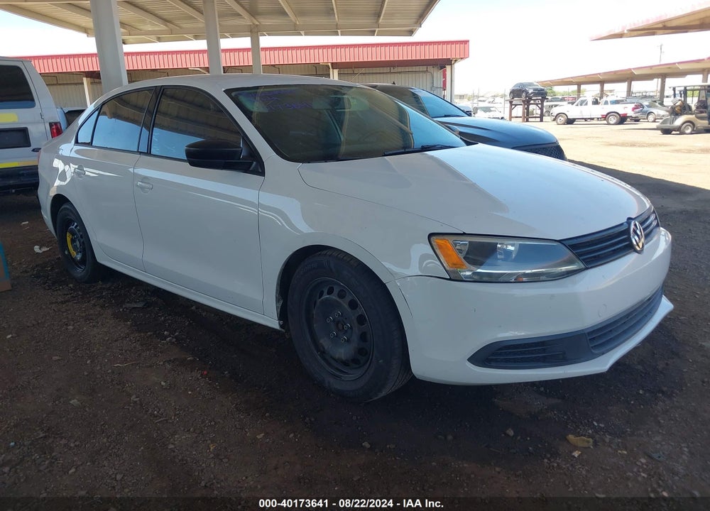2012 VOLKSWAGEN JETTA 2.0L S VIN: 3VW1K7AJ2CM344457
