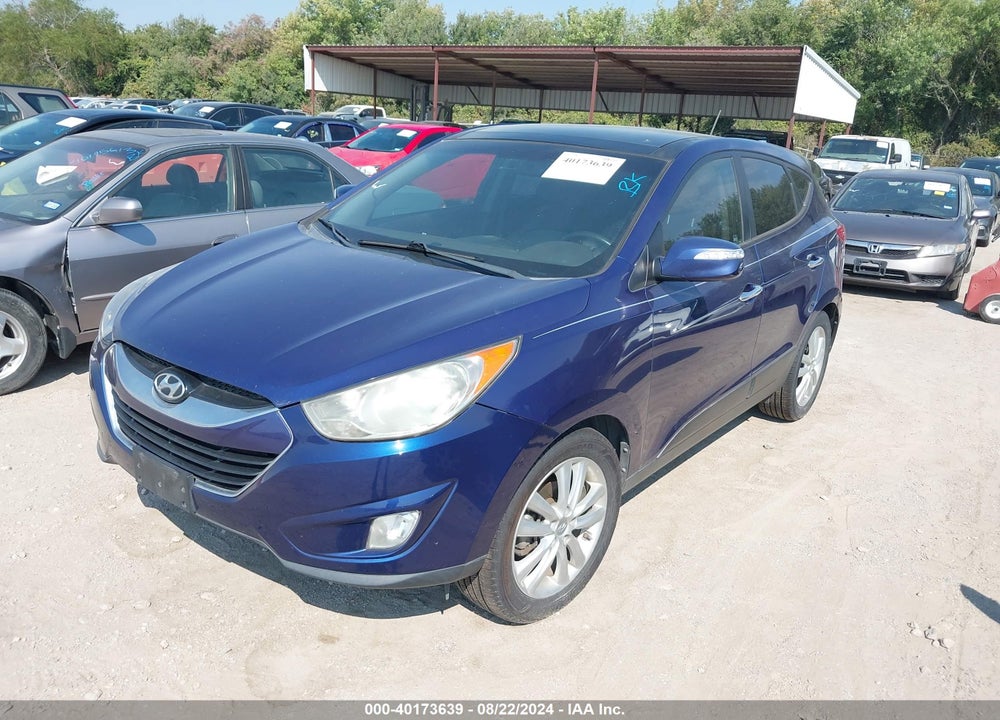 2011 HYUNDAI TUCSON LIMITED VIN: KM8JU3AC6BU220818