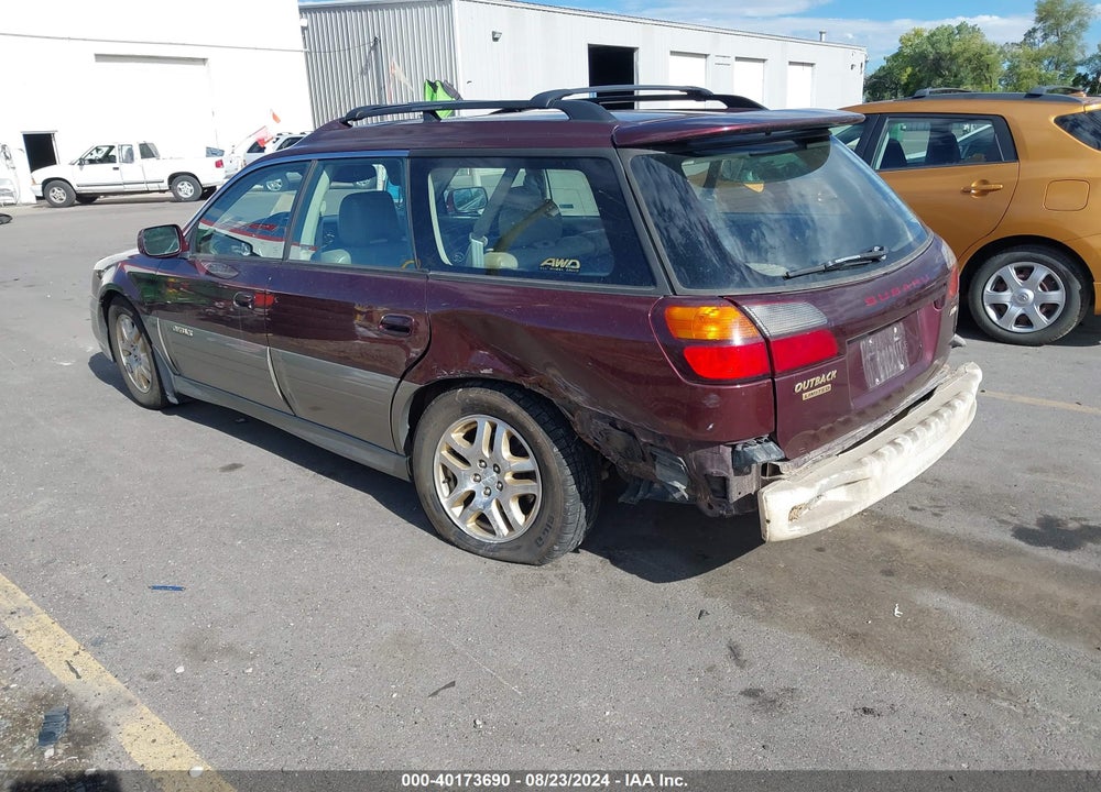 2000 SUBARU OUTBACK LIMITED VIN: 4S3BH6863Y6655419
