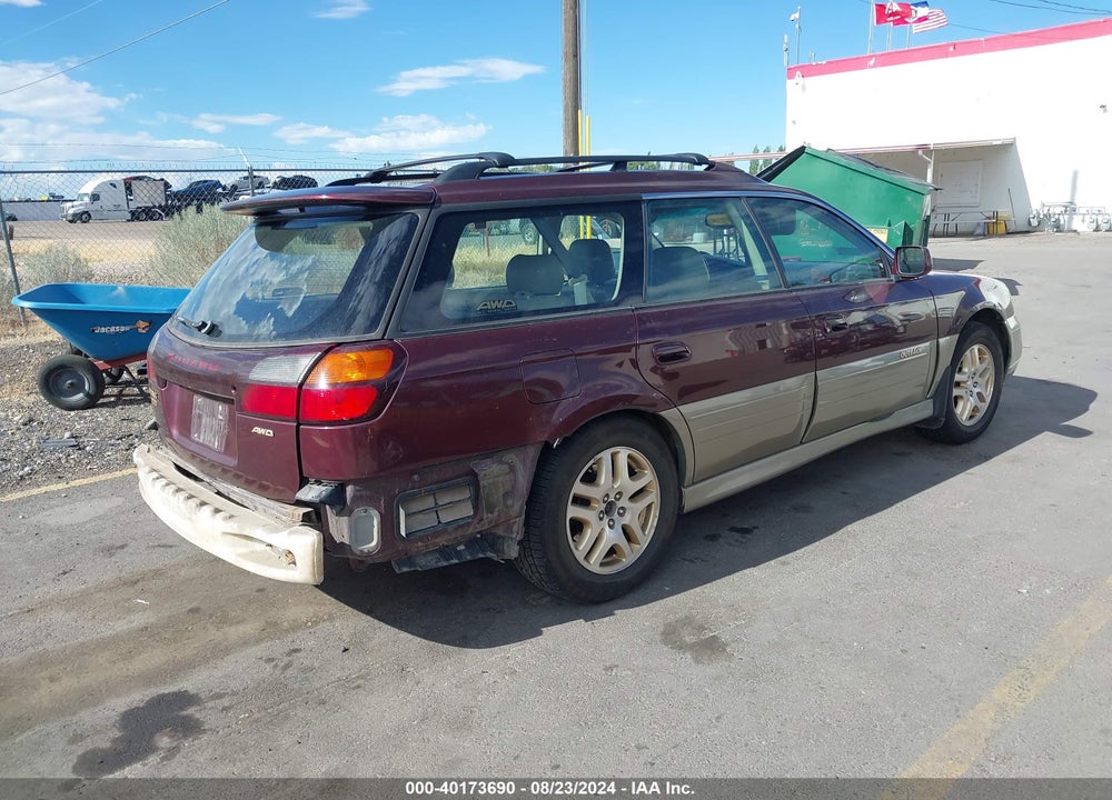 2000 SUBARU OUTBACK LIMITED VIN: 4S3BH6863Y6655419