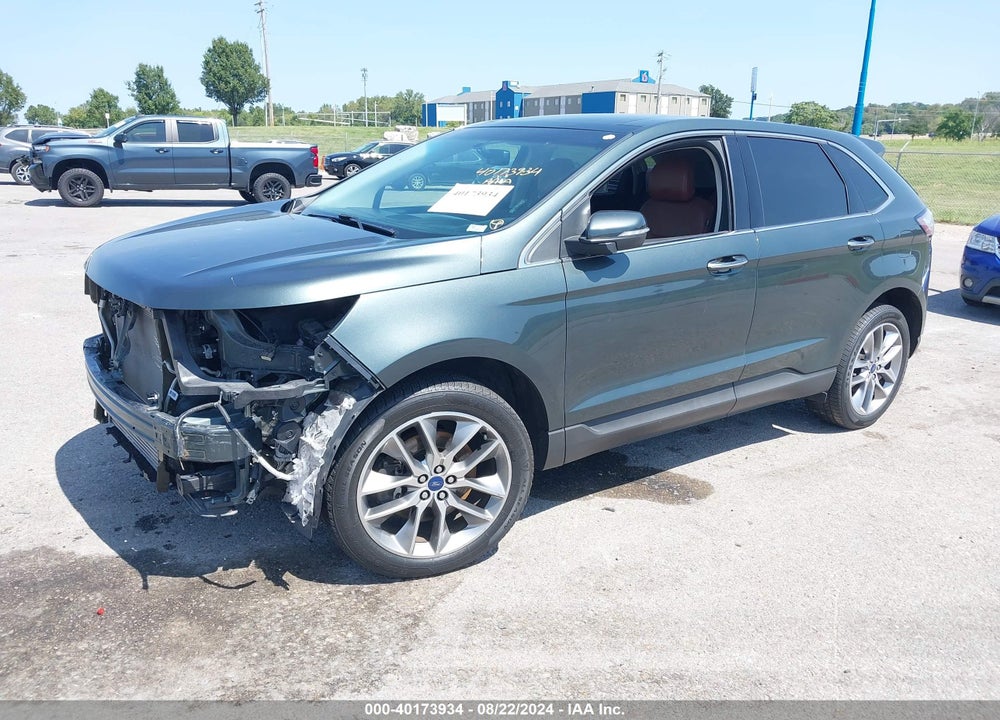 2015 FORD EDGE TITANIUM VIN: 2FMTK4K90FBB49781