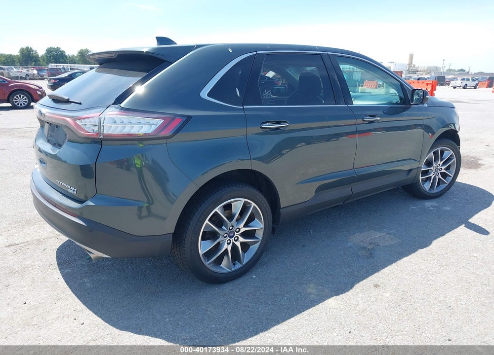 2015 FORD EDGE TITANIUM VIN: 2FMTK4K90FBB49781
