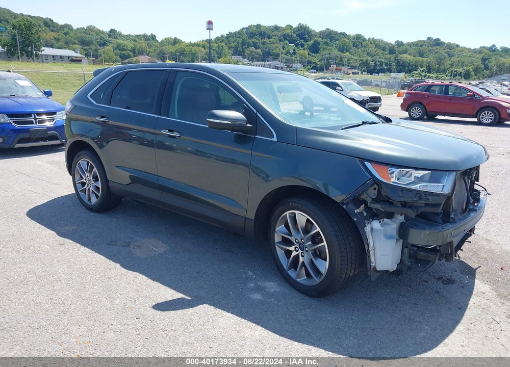 2015 FORD EDGE TITANIUM VIN: 2FMTK4K90FBB49781