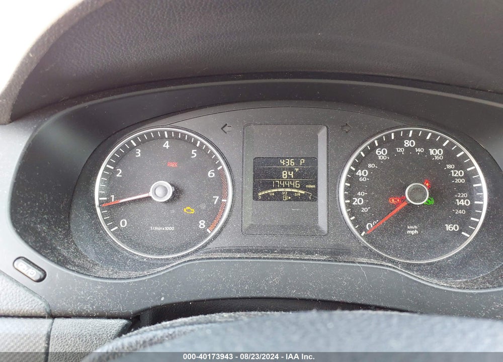 2012 VOLKSWAGEN JETTA 2.5L SE VIN: 3VWDP7AJ0CM383482