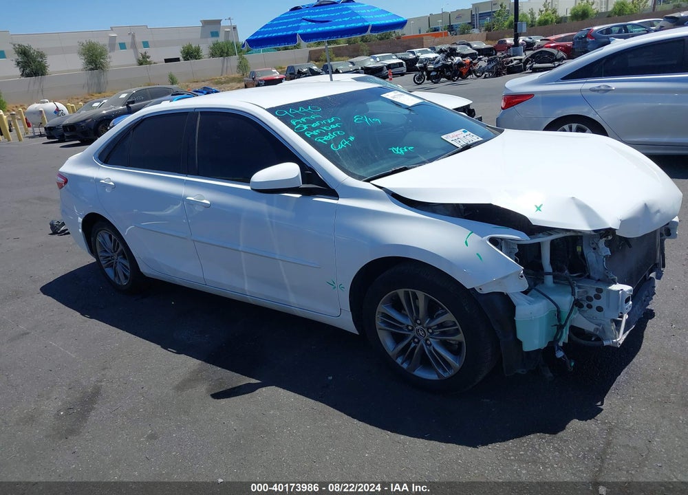 2016 TOYOTA CAMRY SE VIN: 4T1BF1FK0GU543742