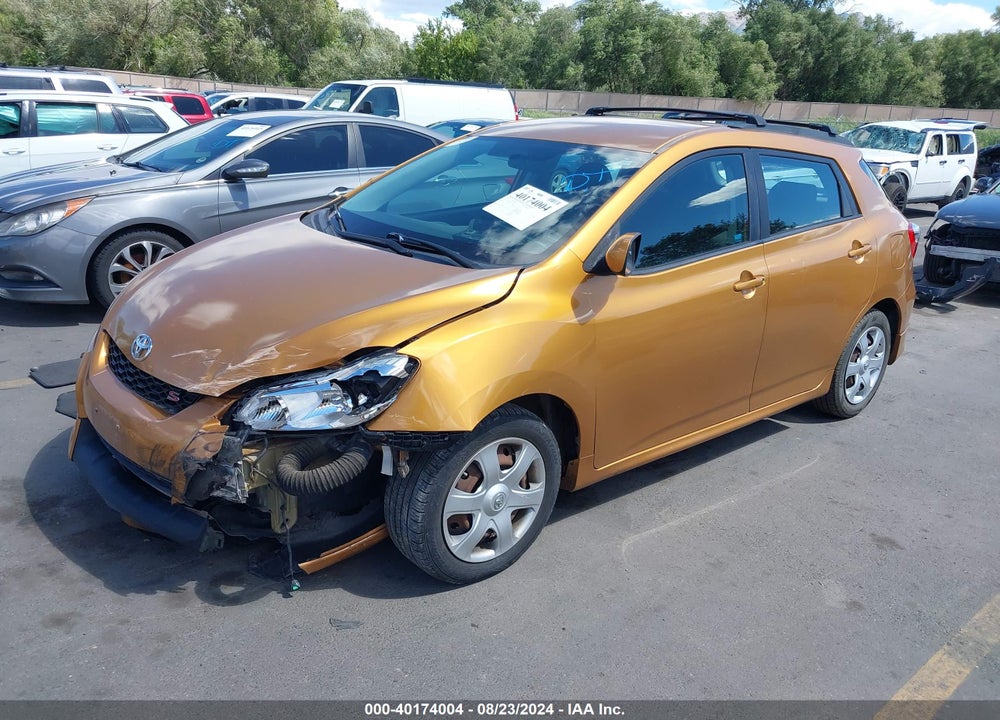 2009 TOYOTA MATRIX S VIN: 2T1KE40E39C024194