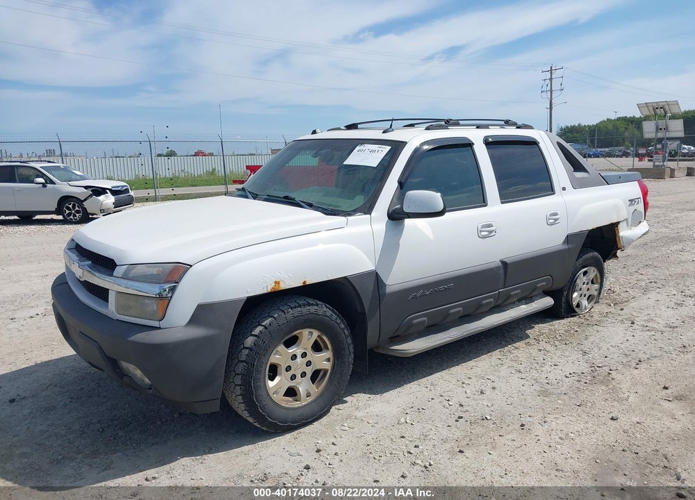 2005 CHEVROLET AVALANCHE 1500 Z71 VIN: 3GNEK12Z65G177647