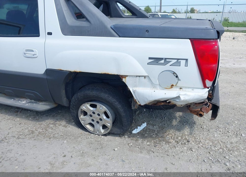 2005 CHEVROLET AVALANCHE 1500 Z71 VIN: 3GNEK12Z65G177647