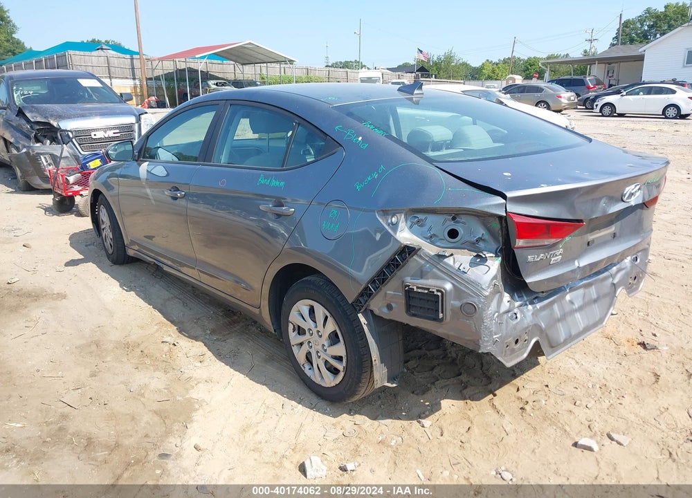 2017 HYUNDAI ELANTRA SE VIN: KMHD74LF4HU117746