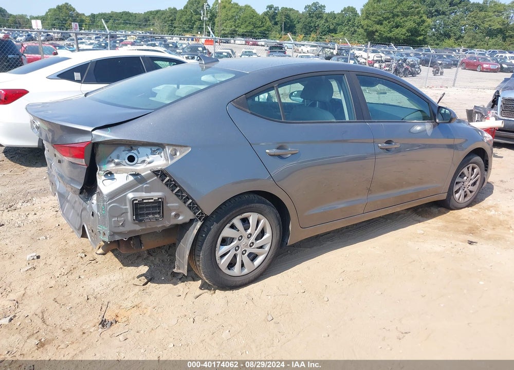 2017 HYUNDAI ELANTRA SE VIN: KMHD74LF4HU117746