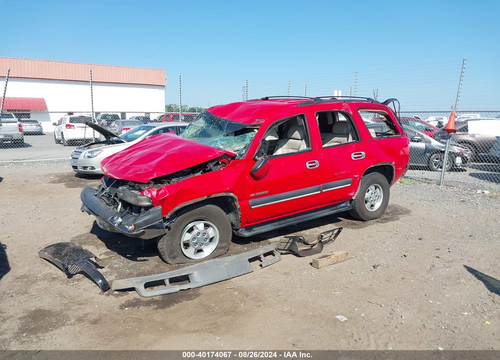 2002 CHEVROLET TAHOE LT VIN: 1GNEC13Z02R295085