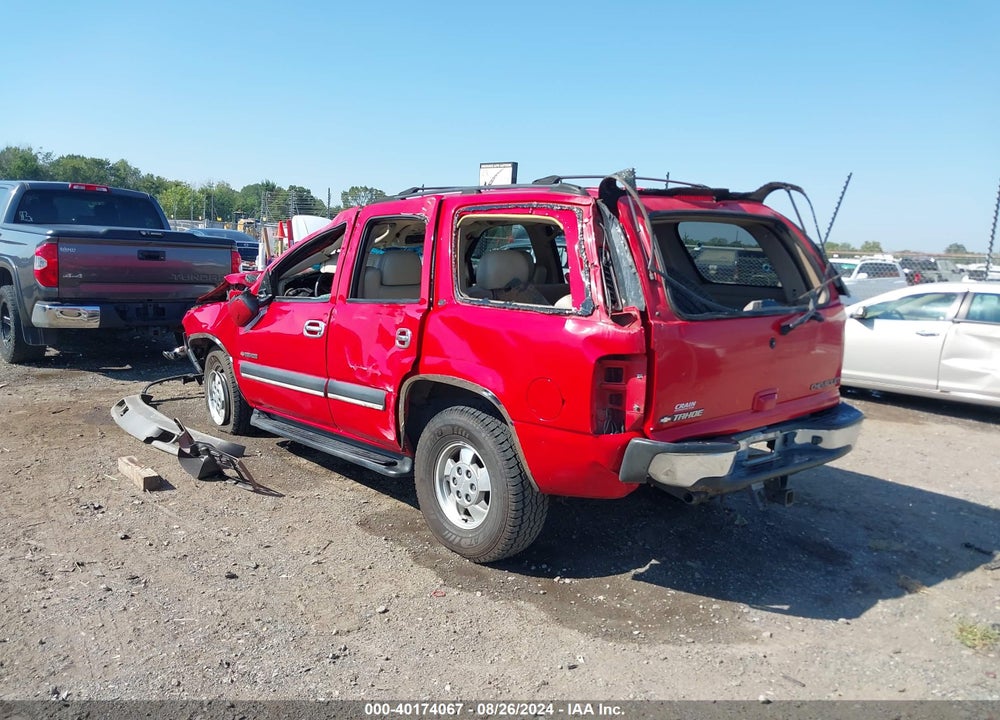 2002 CHEVROLET TAHOE LT VIN: 1GNEC13Z02R295085