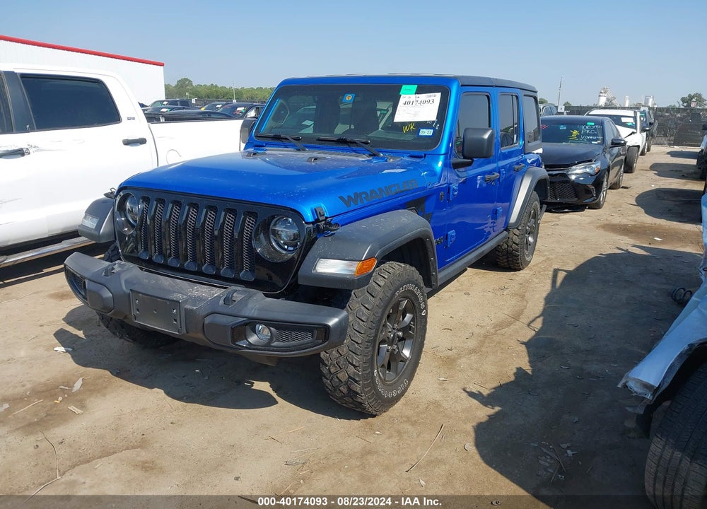 2021 JEEP WRANGLER UNLIMITED WILLYS 4X4 VIN: 1C4HJXDG5MW714726