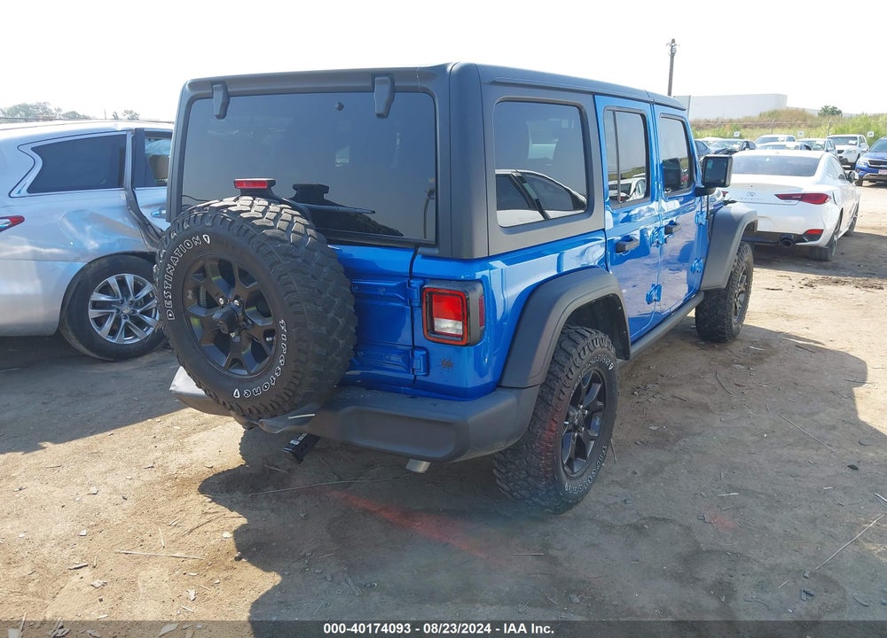 2021 JEEP WRANGLER UNLIMITED WILLYS 4X4 VIN: 1C4HJXDG5MW714726