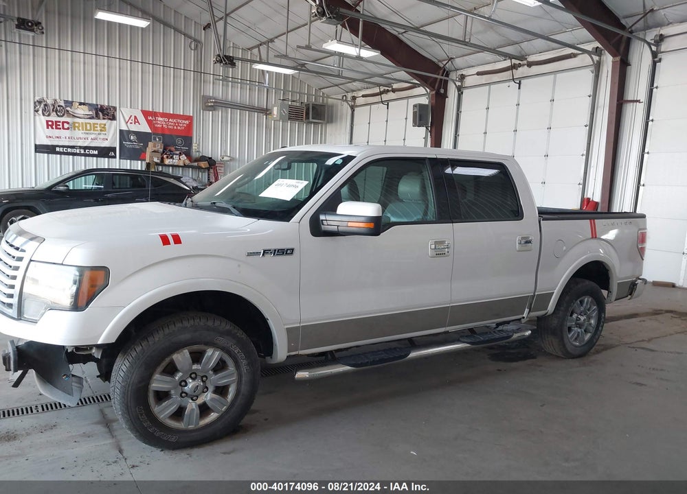 2011 FORD F-150 LARIAT LIMITED VIN: 1FTFW1E61BFA70232