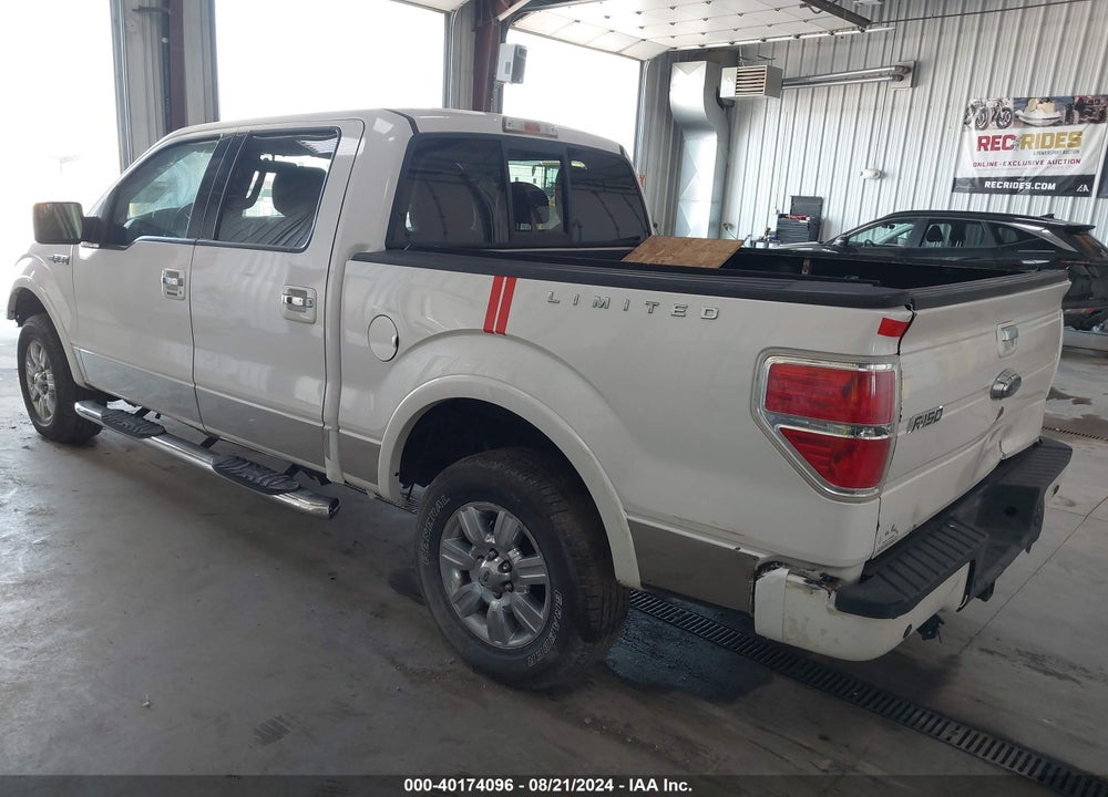 2011 FORD F-150 LARIAT LIMITED VIN: 1FTFW1E61BFA70232
