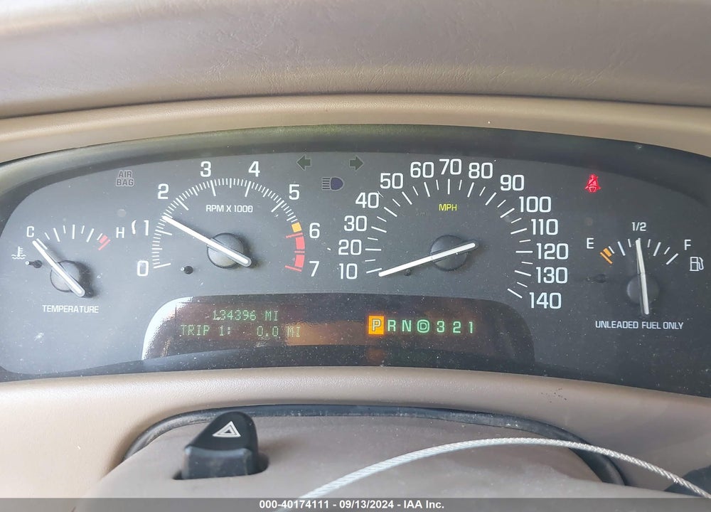 2000 BUICK PARK AVENUE VIN: 1G4CW54K6Y4239492