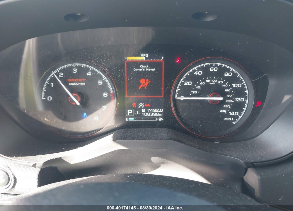 2019 SUBARU FORESTER SPORT VIN: JF2SKAPC5KH418827