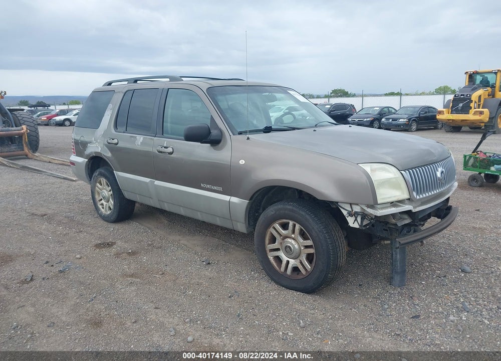 2002 MERCURY MOUNTAINEER VIN: 4M2ZU86W12UJ33734