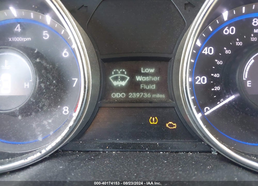 2014 HYUNDAI SONATA GLS VIN: 5NPEB4ACXEH924665