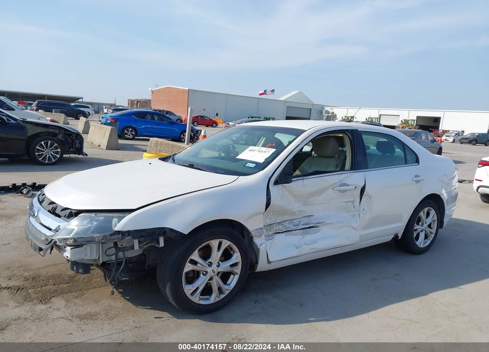 2012 FORD FUSION SE VIN: 3FAHP0HG4CR250898