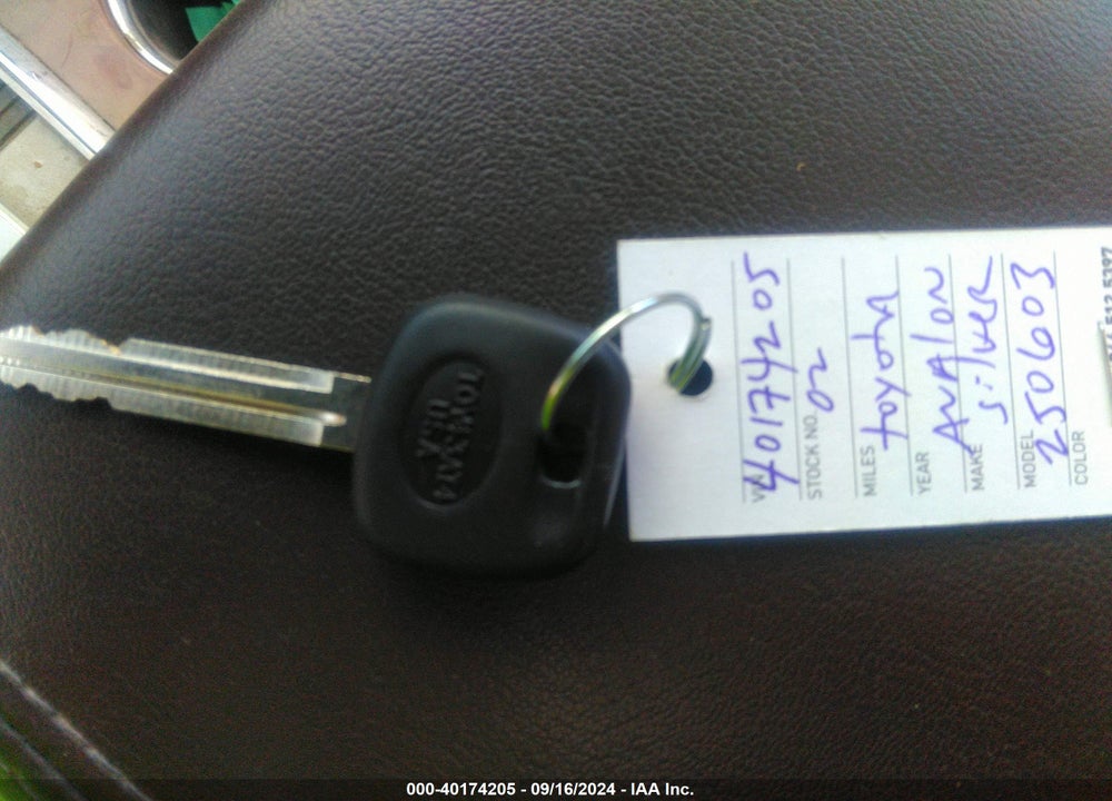 2002 TOYOTA AVALON XL/XLS VIN: 4T1BF28B62U250603