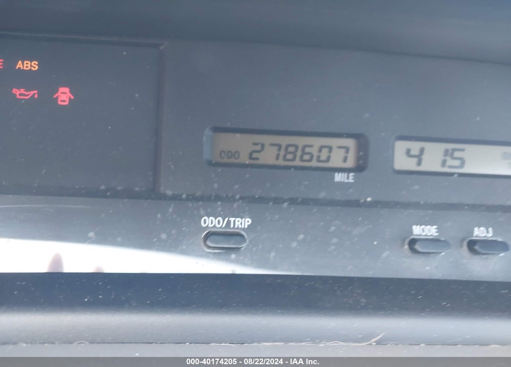 2002 TOYOTA AVALON XL/XLS VIN: 4T1BF28B62U250603
